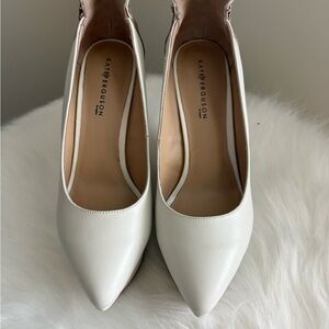 Women's White Heels